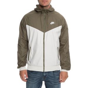 Green and White/Cream windbreaker!